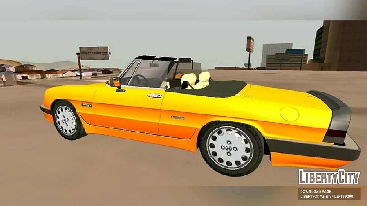 Alfa Romeo 115 Spider 1986 / GTA San Andreas (iOS, Android)