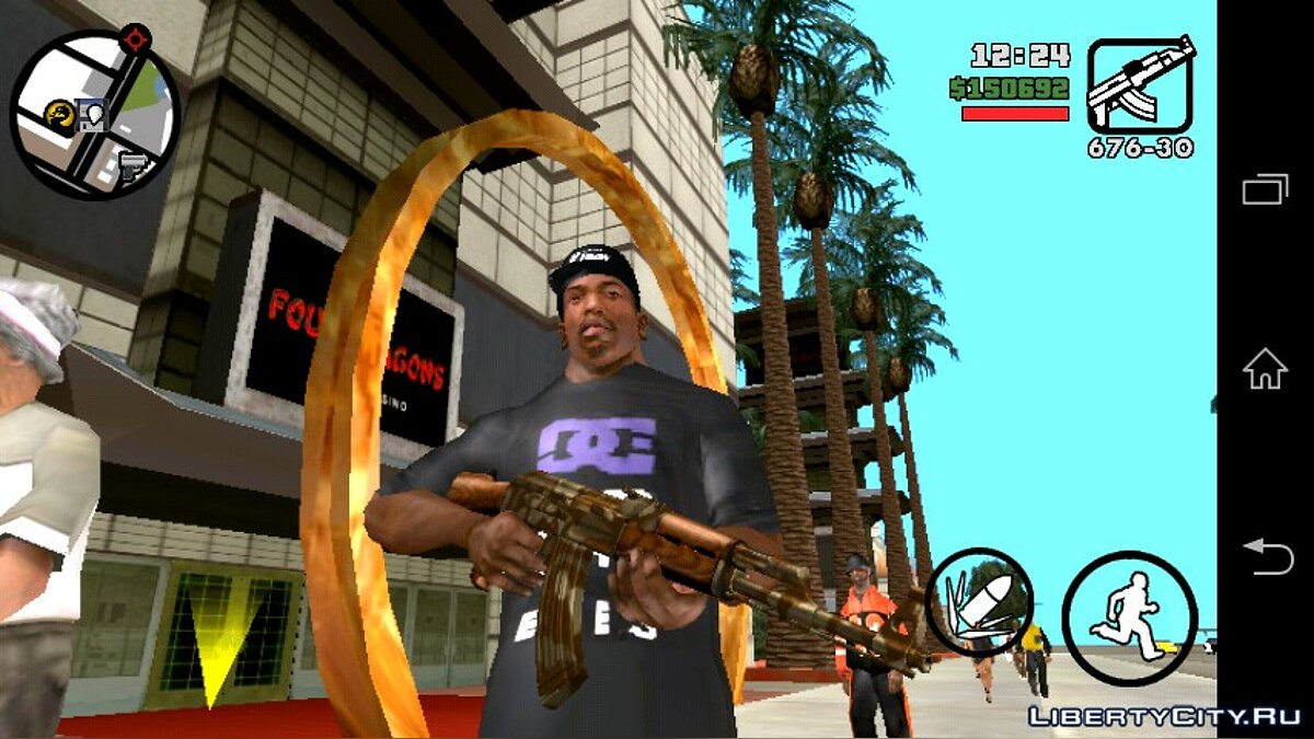 Ak-47 (Android) for GTA San Andreas (iOS, Android) - Картинка #1