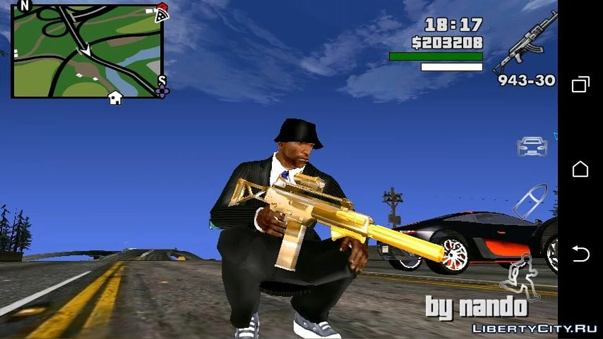 GTA 5 Carbine Special (только DFF) / GTA San Andreas (iOS, Android)