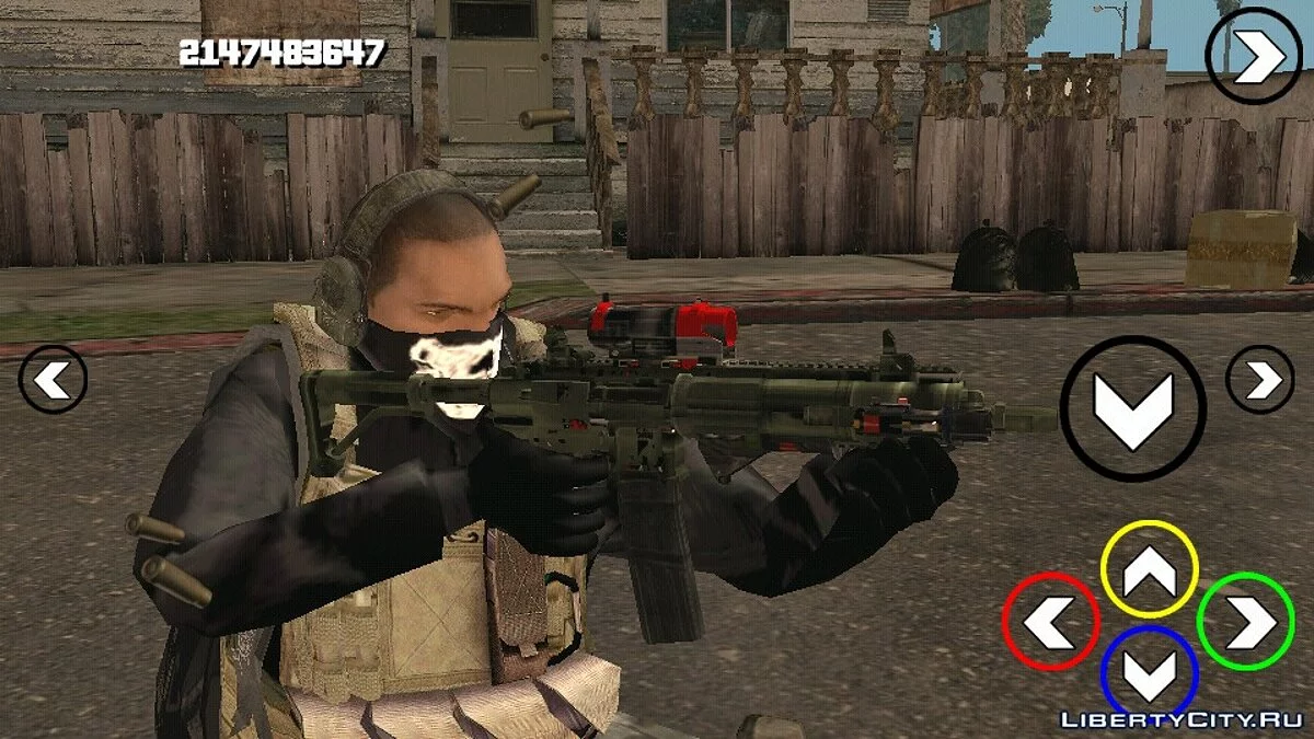 M4 Carbine Rifle (только DFF) / GTA San Andreas (iOS, Android)