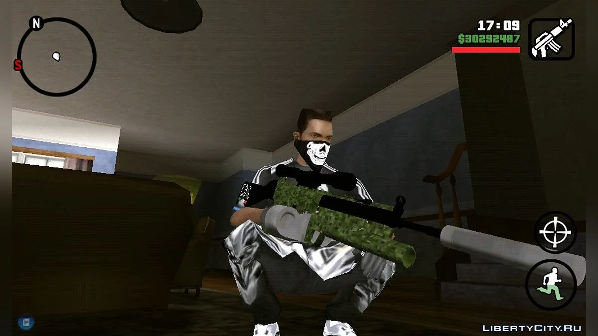 Новый M4 (только DFF) / GTA San Andreas (iOS, Android)