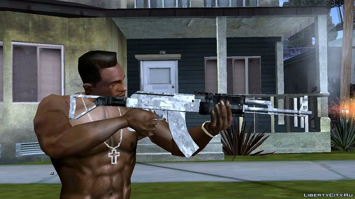 AK-47 из GTA 5 (только DFF) / GTA San Andreas (iOS, Android)