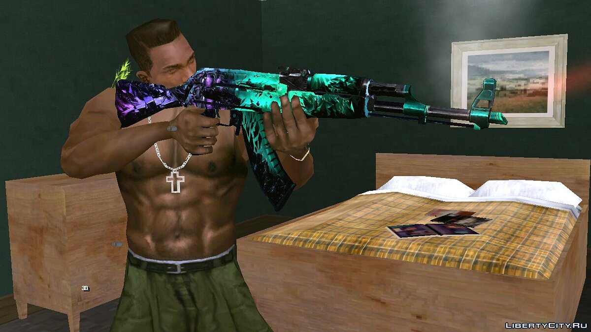 Скачать CSGO AK-47 ILLusion для GTA San Andreas (iOS, Android)