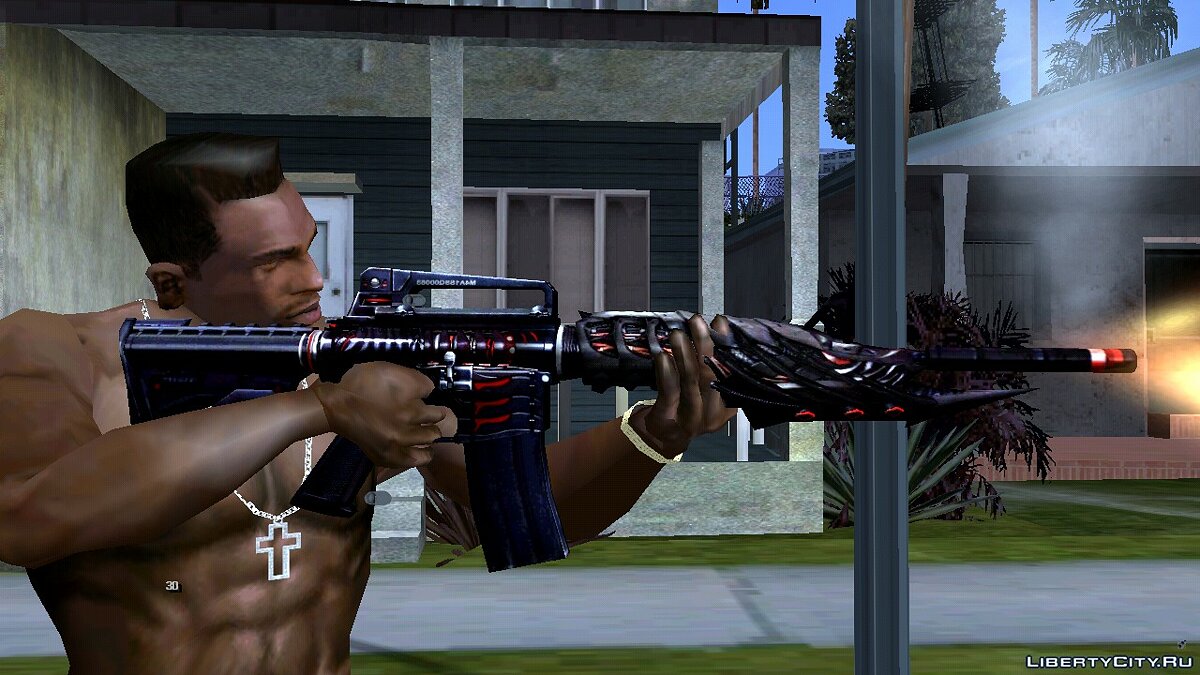 Скачать M4A1 BORN BEAST для GTA San Andreas (iOS, Android)