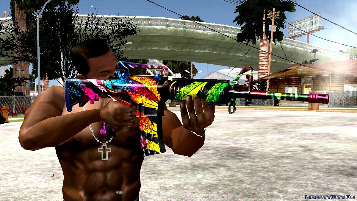 Скачать M4A1 Wild Carnival для GTA San Andreas (iOS, Android)