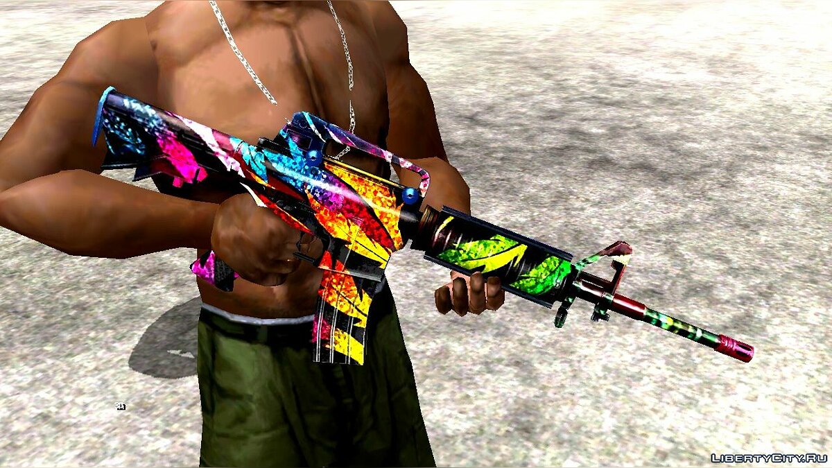 Скачать M4A1 Wild Carnival для GTA San Andreas (iOS, Android)