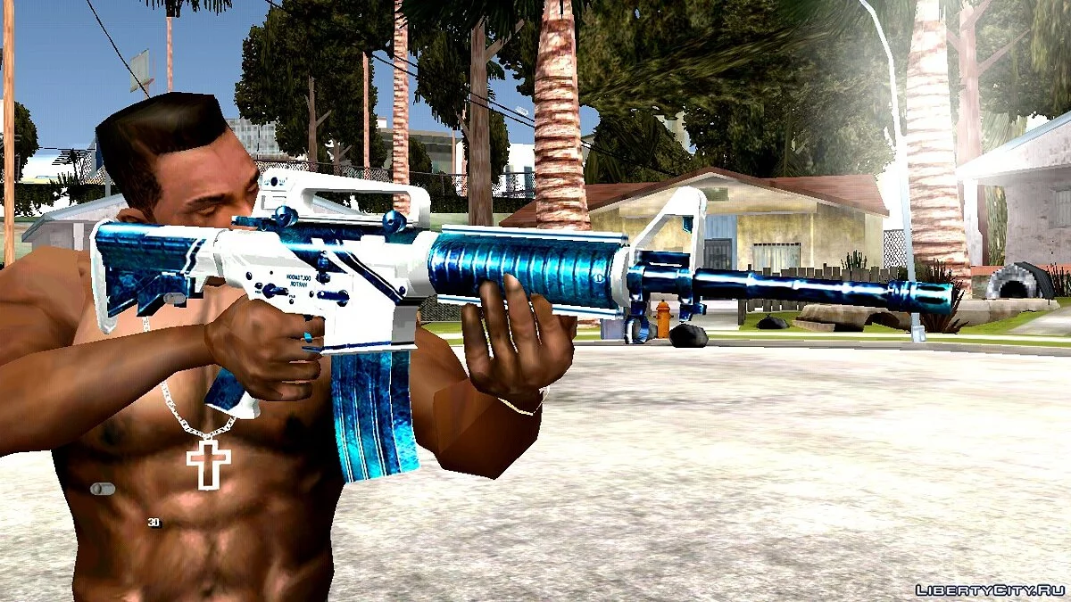 M4A1 Зимний Воин / GTA San Andreas (iOS, Android)
