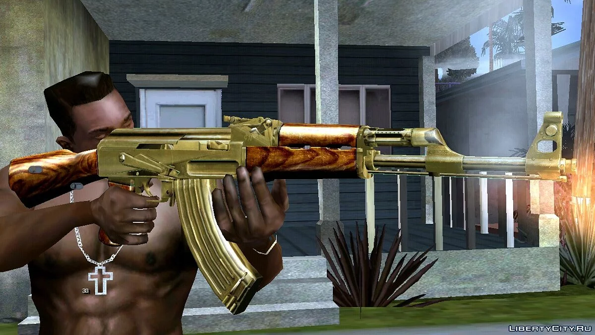 Золотой АК-47 / GTA San Andreas (iOS, Android)