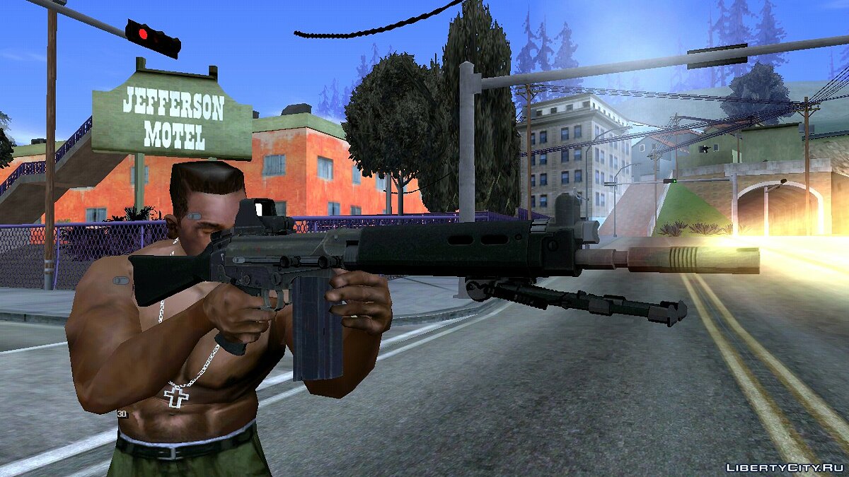 Скачать FN-FAL From CSGO with EoTech для GTA San Andreas (iOS, Android)