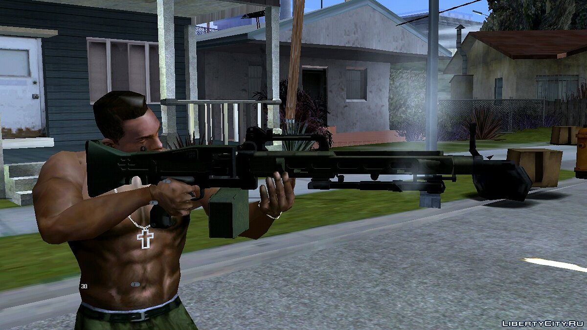 Скачать LMG Ameli из Call of Duty для GTA San Andreas (iOS, Android)