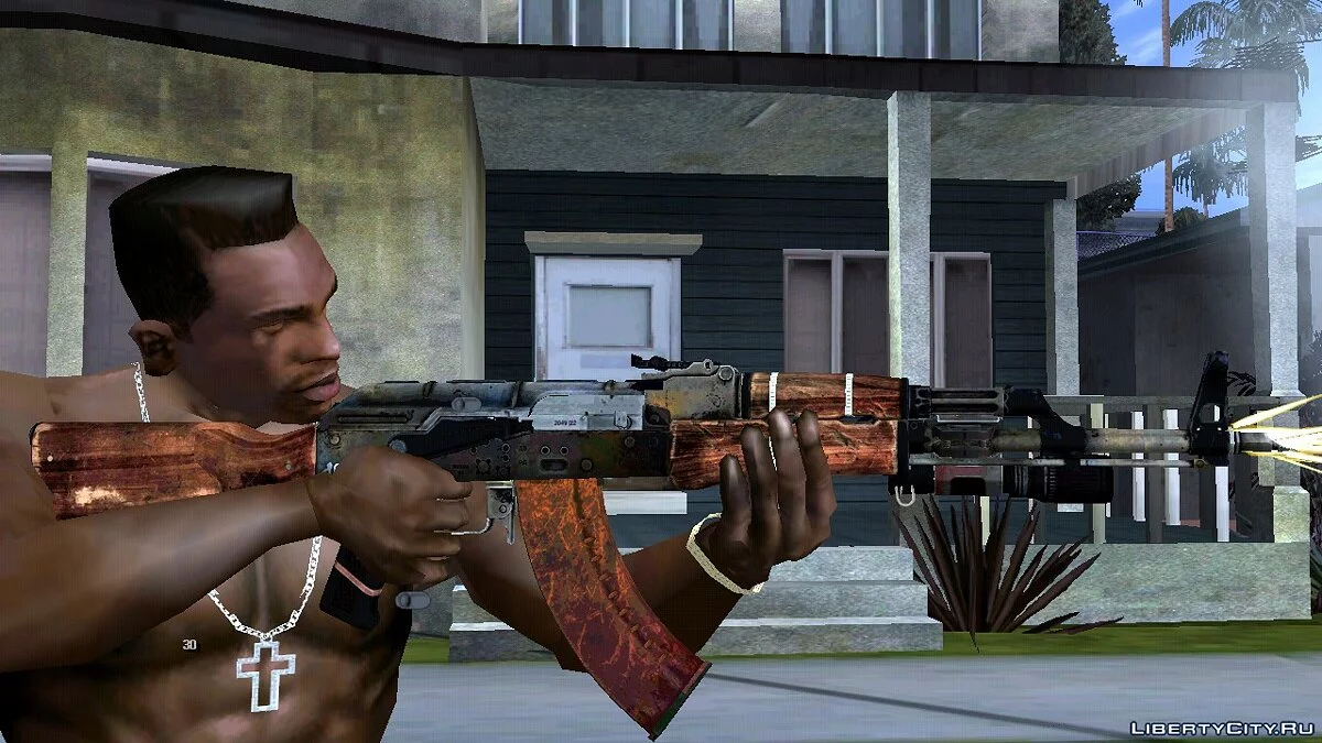 АКМ из Sniper Ghost Warrior 3 / GTA San Andreas (iOS, Android)