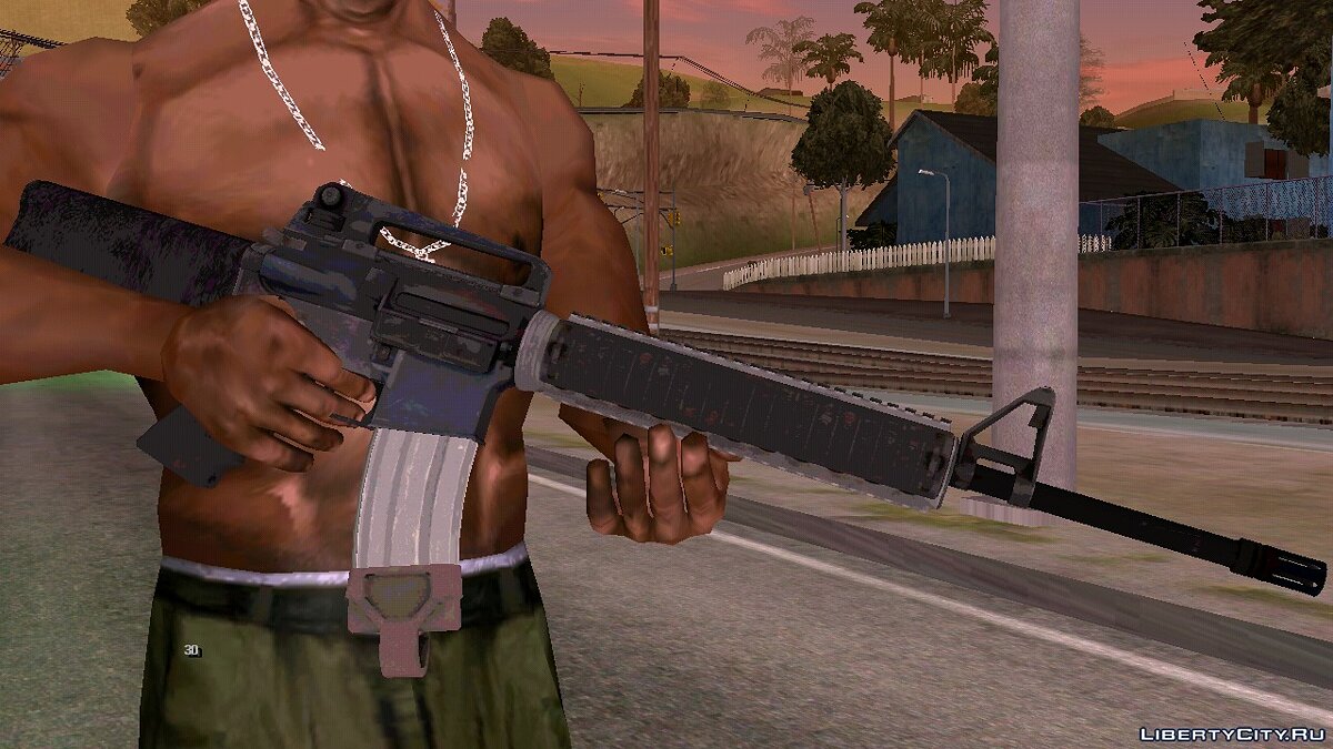 Скачать Battlefield 4 M16 для GTA San Andreas (iOS, Android)