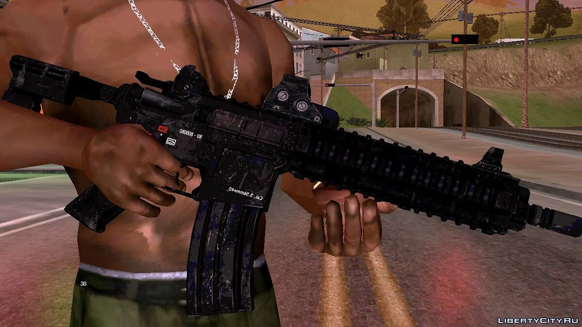HK-416 Carbine / GTA San Andreas (iOS, Android)
