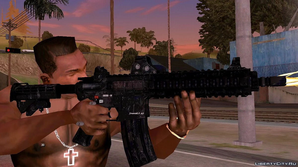 HK-416 Carbine / GTA San Andreas (iOS, Android)