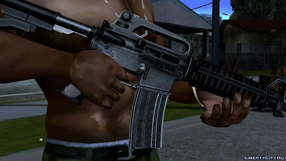 Качественная винтовка M4 / GTA San Andreas (iOS, Android)
