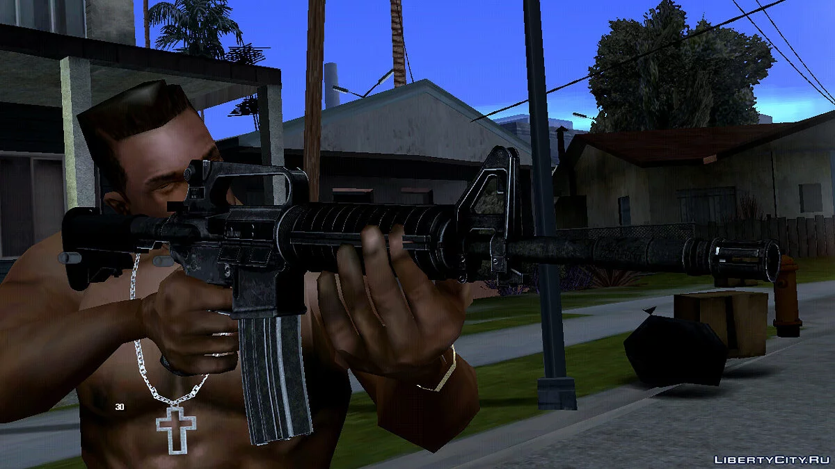 Качественная винтовка M4 / GTA San Andreas (iOS, Android)