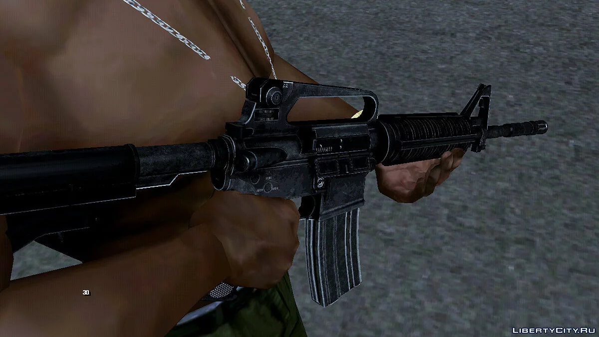 Качественная винтовка M4 / GTA San Andreas (iOS, Android)