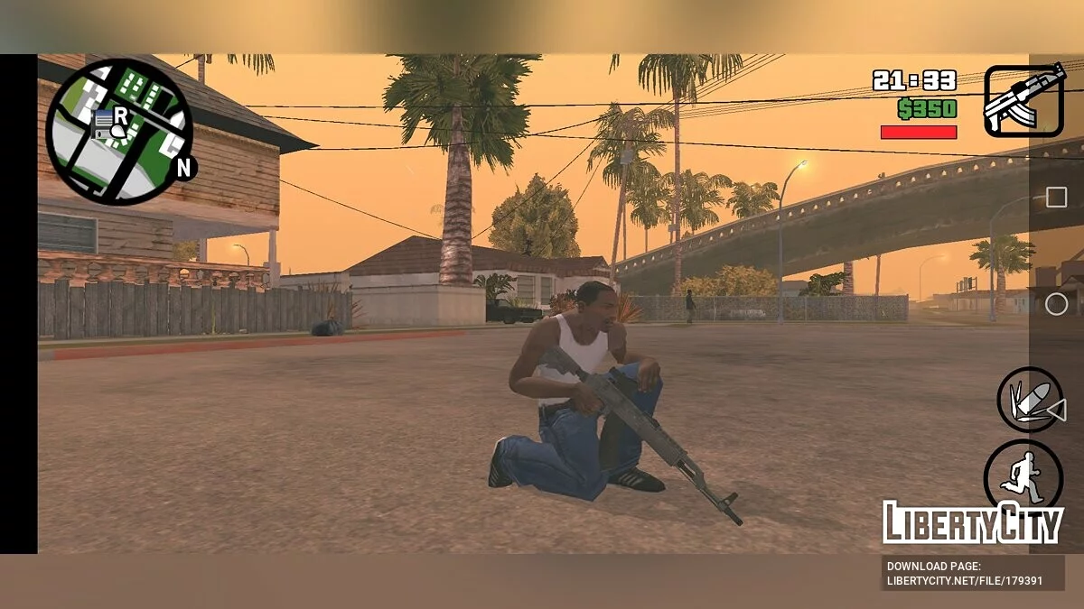 АК-47 из Call of Duty: Modern Warfare / GTA San Andreas (iOS, Android)