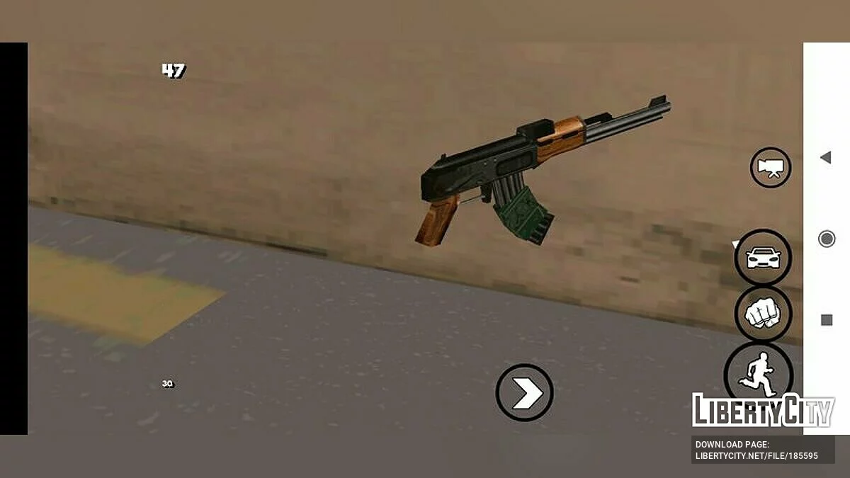 AK-47 с банданой / GTA San Andreas (iOS, Android)