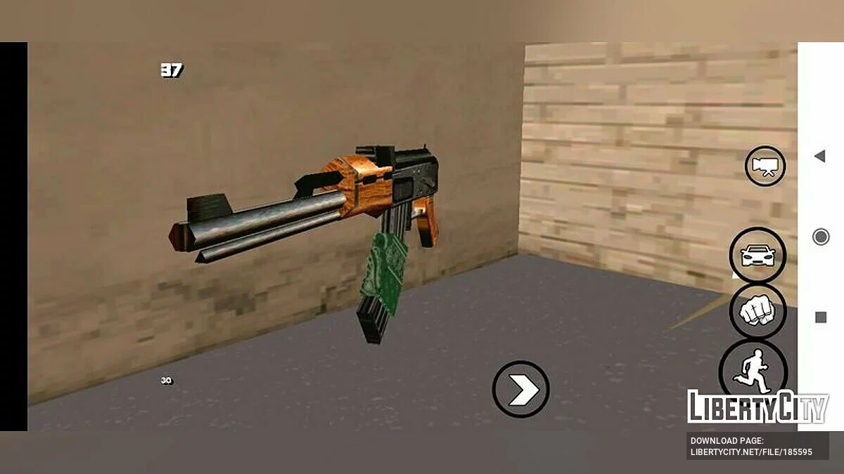AK-47 с банданой / GTA San Andreas (iOS, Android)
