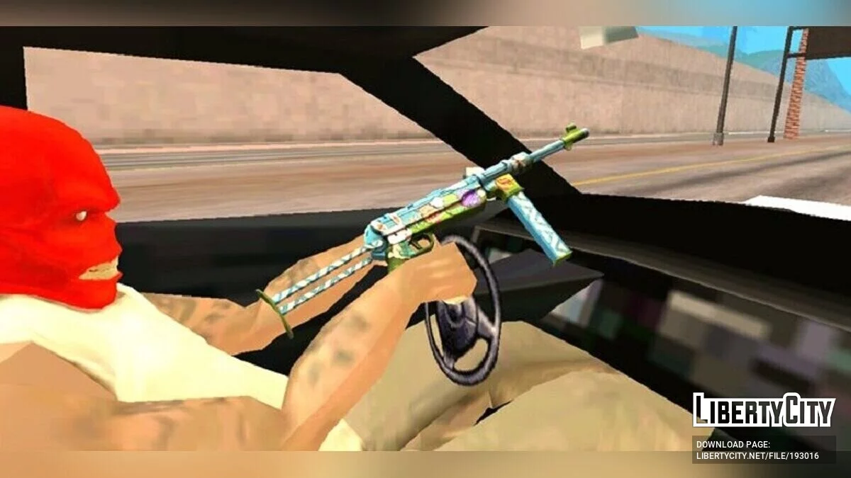 MP40 Bunny из Free Fire / GTA San Andreas (iOS, Android)
