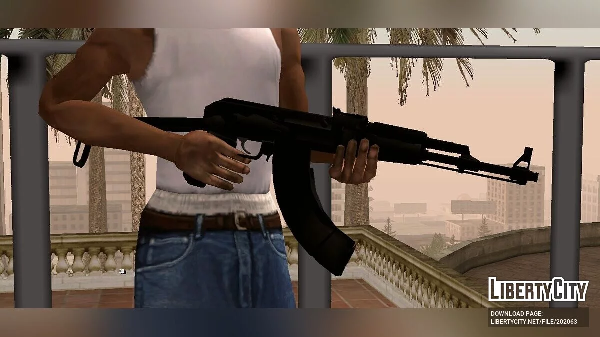 AK Alongada (только DFF) / GTA San Andreas (iOS, Android)