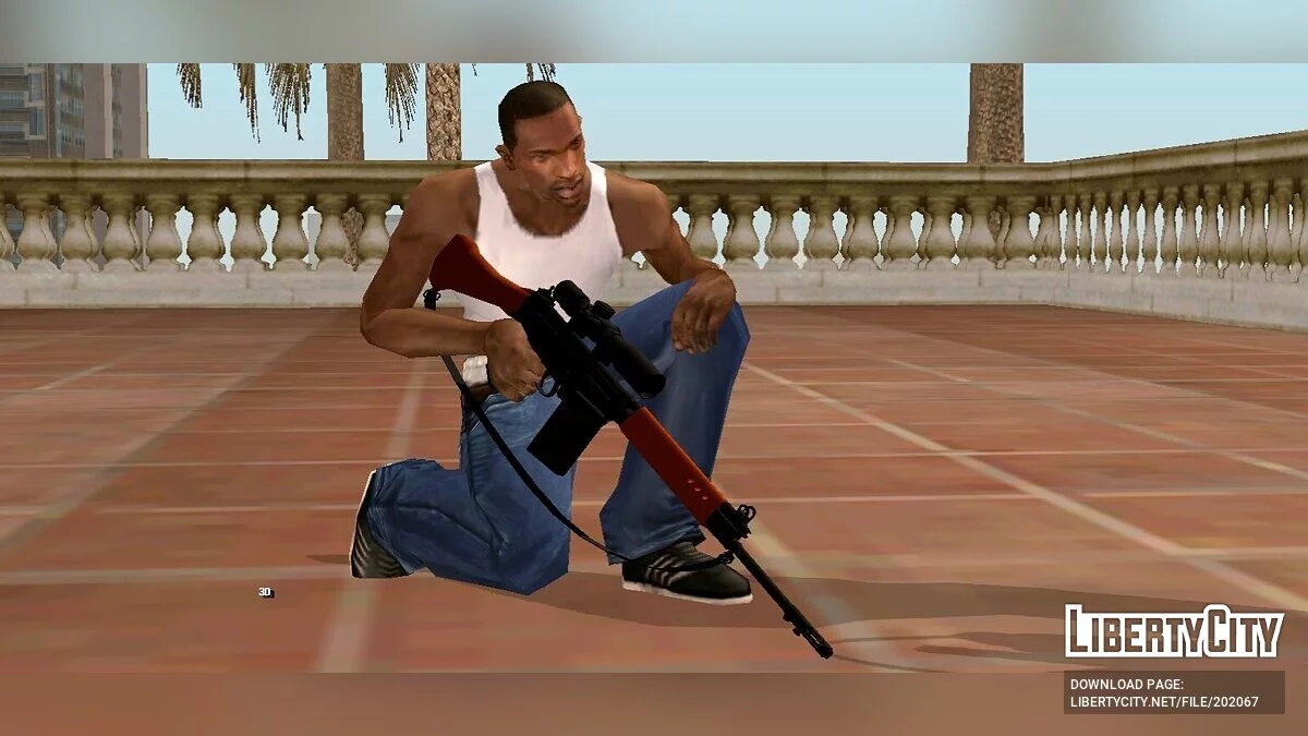 FAL Dourada (только DFF) / GTA San Andreas (iOS, Android)