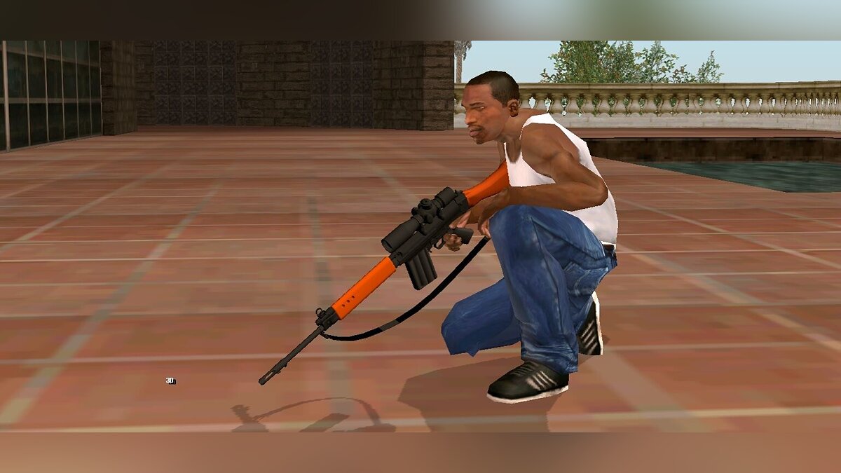 Скачать FAL Dourada (только DFF) для GTA San Andreas (iOS, Android)