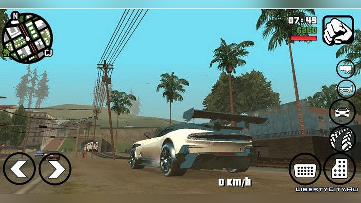 Aston Martin Vulcan для GTA San Andreas (iOS, Android) - Картинка #3