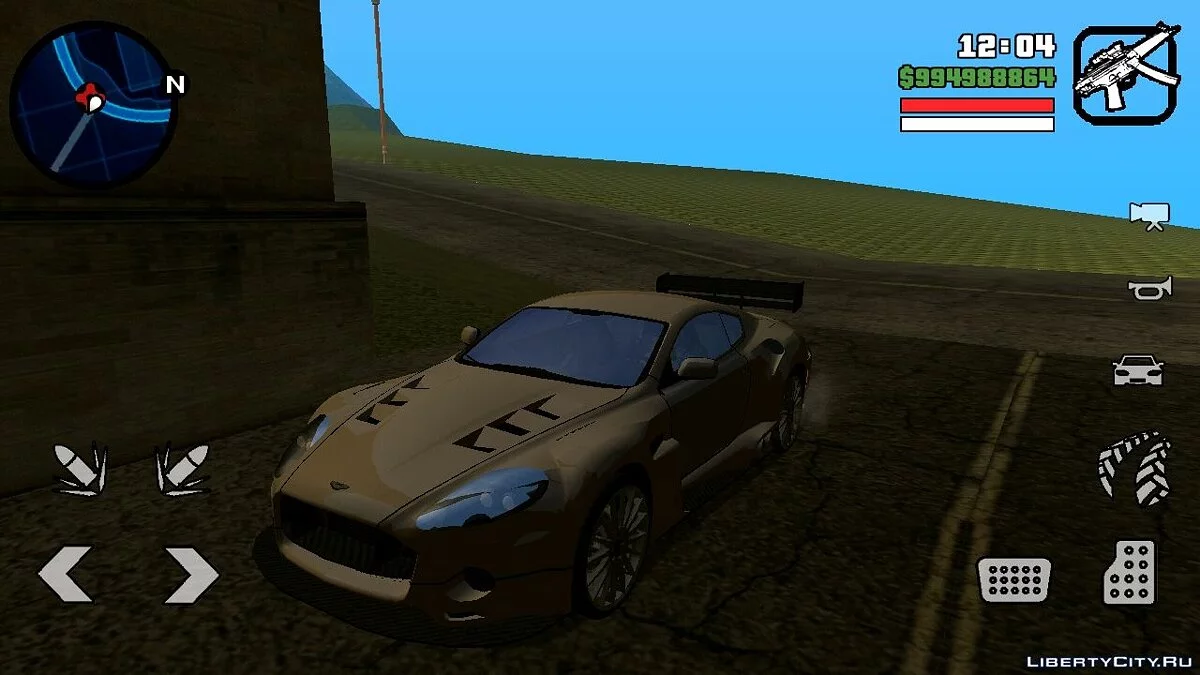 Ronnie's Aston Martin DB9 из NFS:MW / GTA San Andreas (iOS, Android)