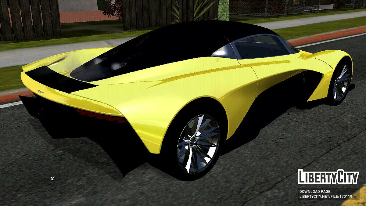Aston Martin Vahalla (только DFF) / GTA San Andreas (iOS, Android)