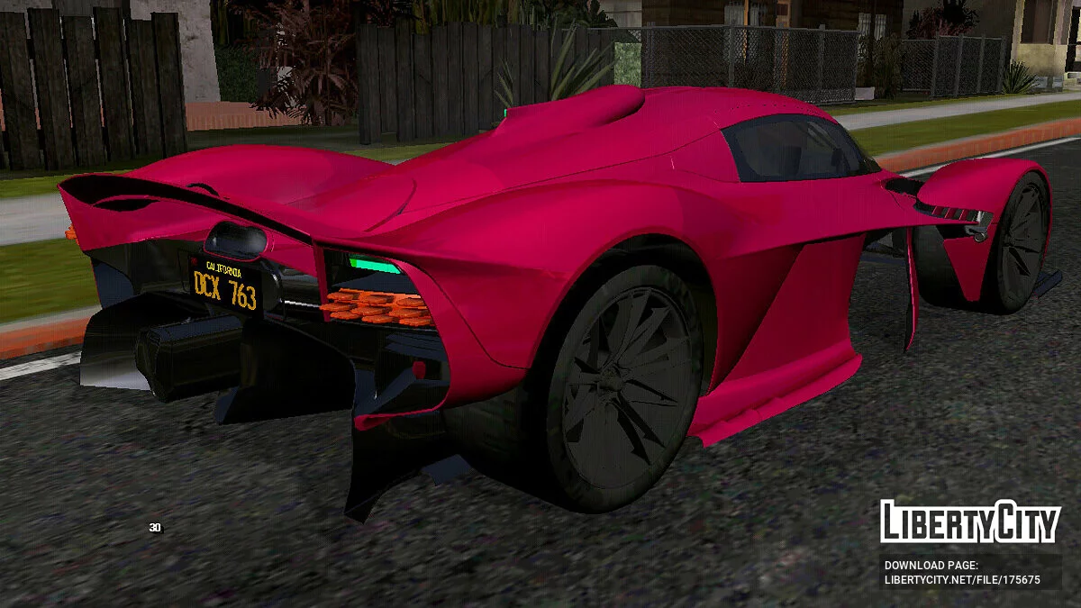 Aston Martin Valkyrie 2022 (только DFF) / GTA San Andreas (iOS, Android)