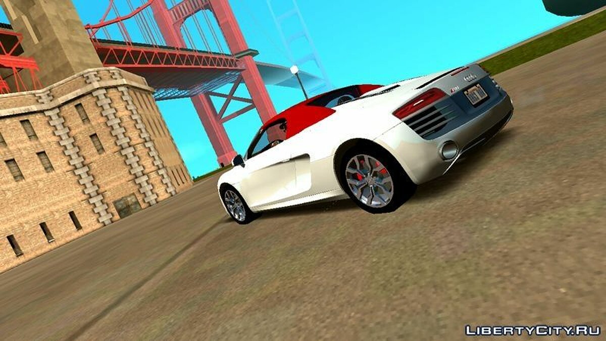 2014 Audi R8 V10 5.2 Spyder for GTA San Andreas (iOS, Android) - Картинка #3