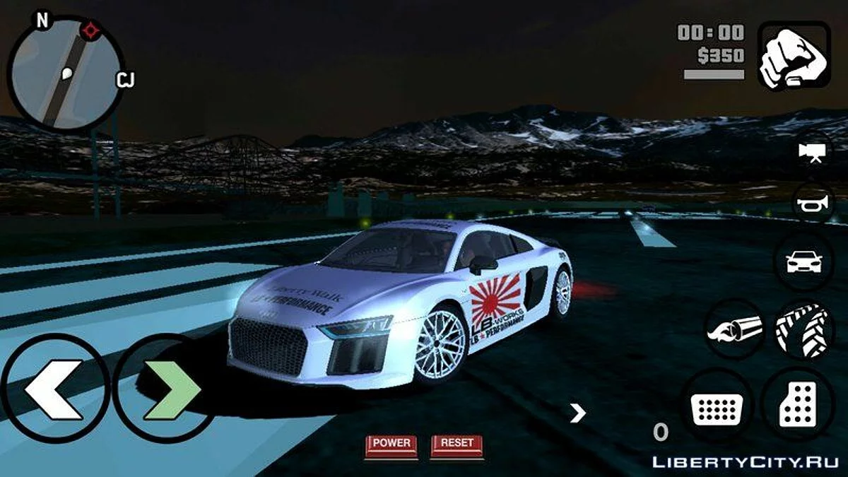 Audi R8 2018 Liberty Walk / GTA San Andreas (iOS, Android)