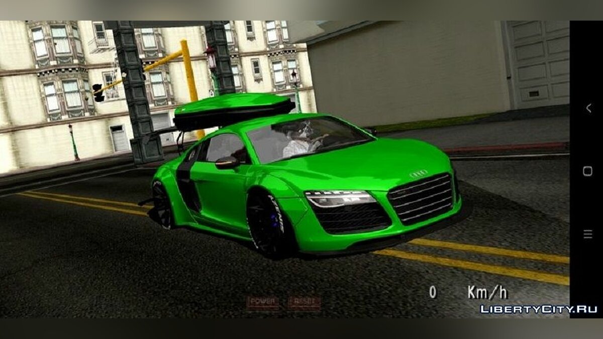 Скачать Audi R8 Coupe Plus Liberty Walk для GTA San Andreas (iOS, Android)