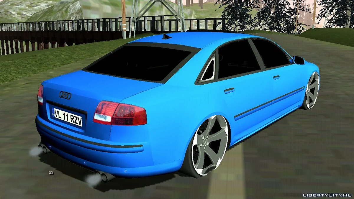 Audi A8 D3 с дисками Audi Rotor / GTA San Andreas (iOS, Android)