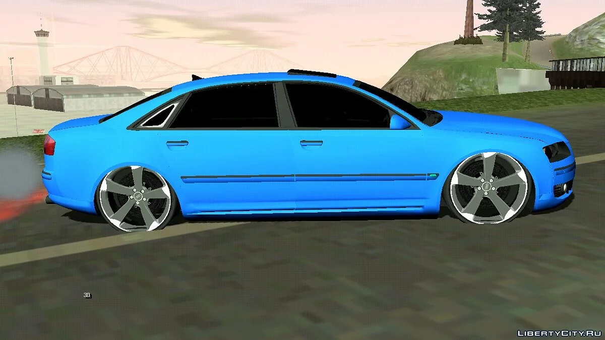 Audi A8 D3 с дисками Audi Rotor / GTA San Andreas (iOS, Android)