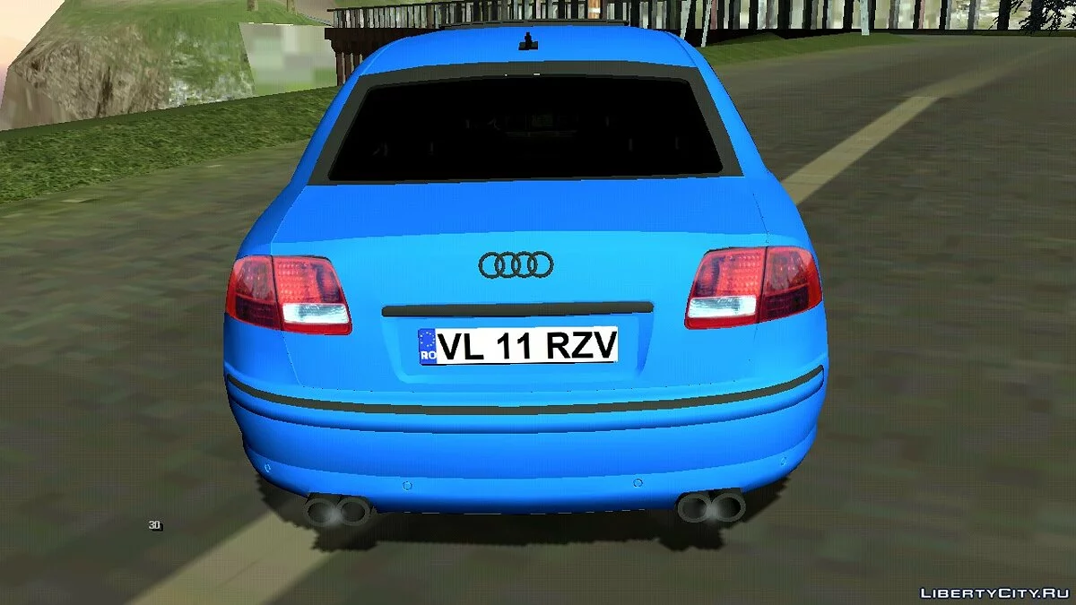 Audi A8 D3 с дисками Audi Rotor / GTA San Andreas (iOS, Android)