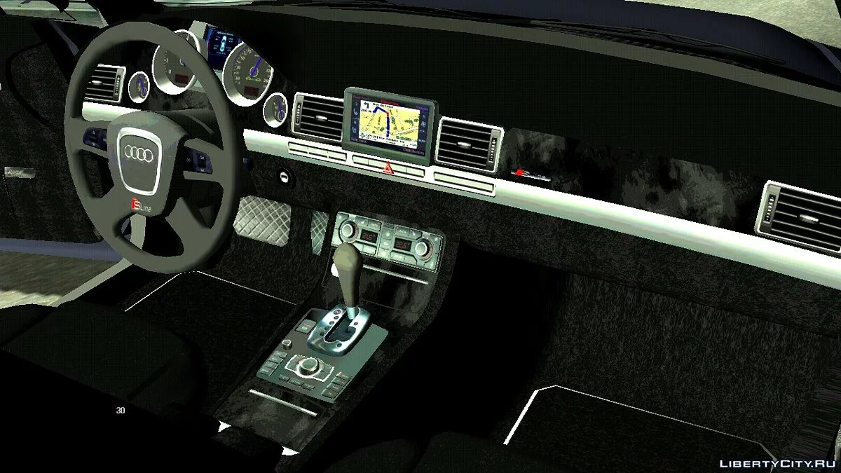 Audi A8 D3 с дисками Audi Rotor / GTA San Andreas (iOS, Android)