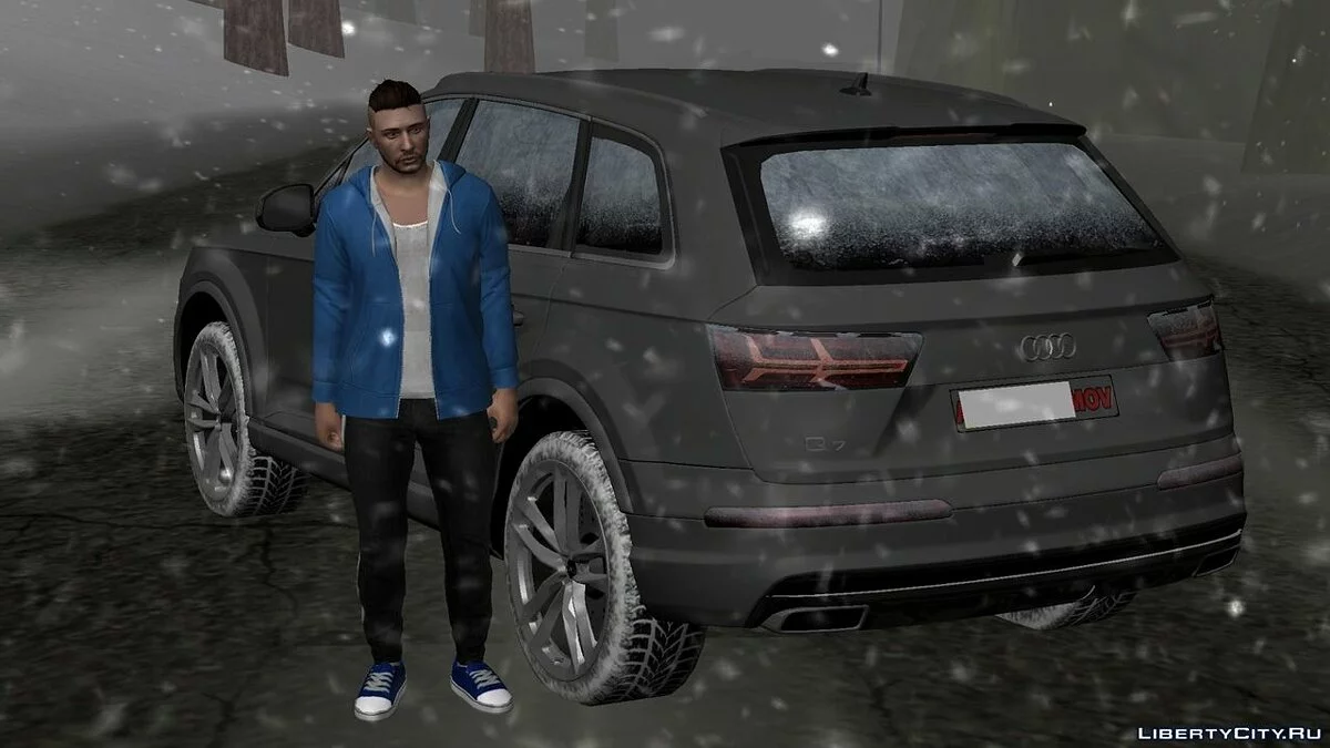 Audi Q7 (Зимняя версия) / GTA San Andreas (iOS, Android)