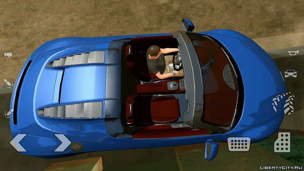 Audi R8 V10 5.2 Spyder (только DFF) / GTA San Andreas (iOS, Android)