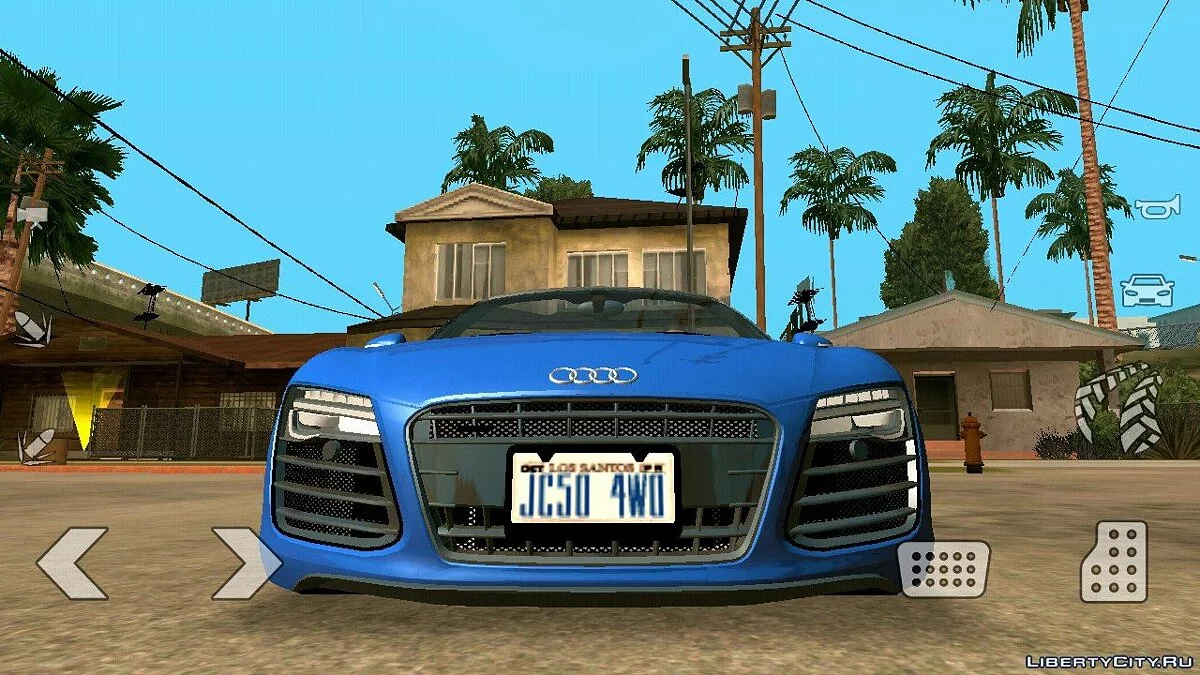 Audi R8 V10 5.2 Spyder (только DFF) / GTA San Andreas (iOS, Android)
