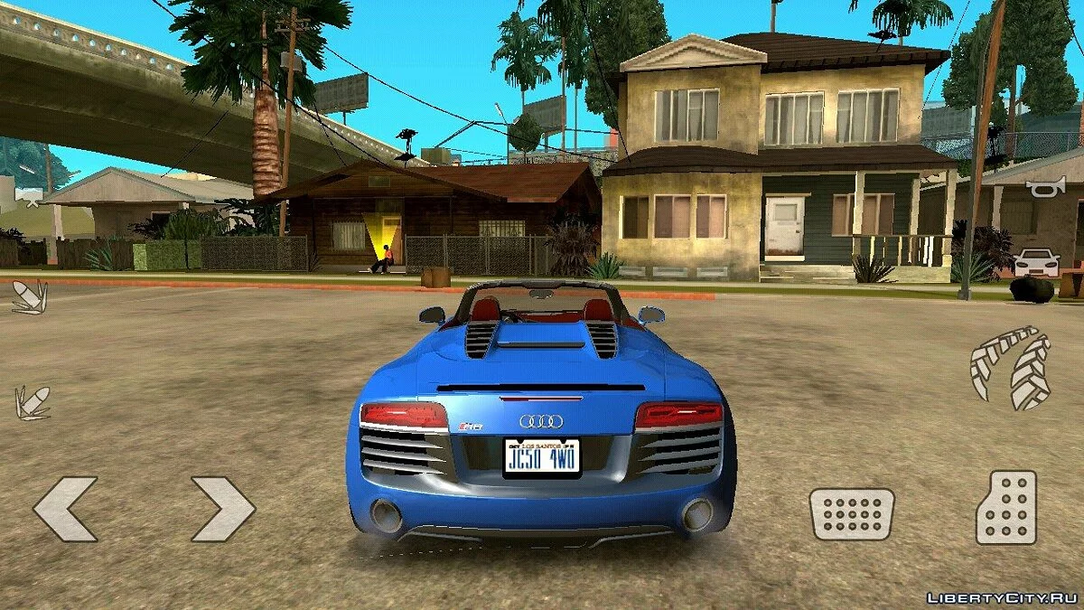 Audi R8 V10 5.2 Spyder (только DFF) / GTA San Andreas (iOS, Android)