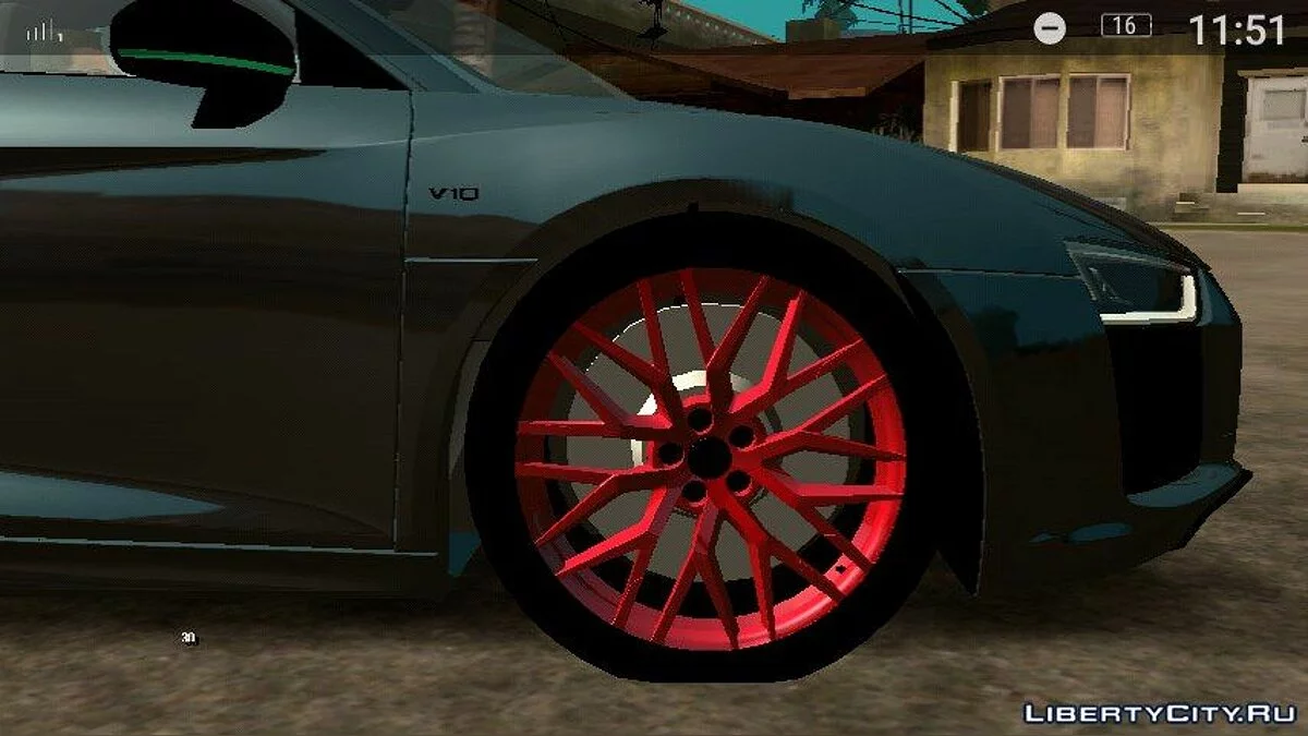 Audi R8 V10+ (только DFF) / GTA San Andreas (iOS, Android)