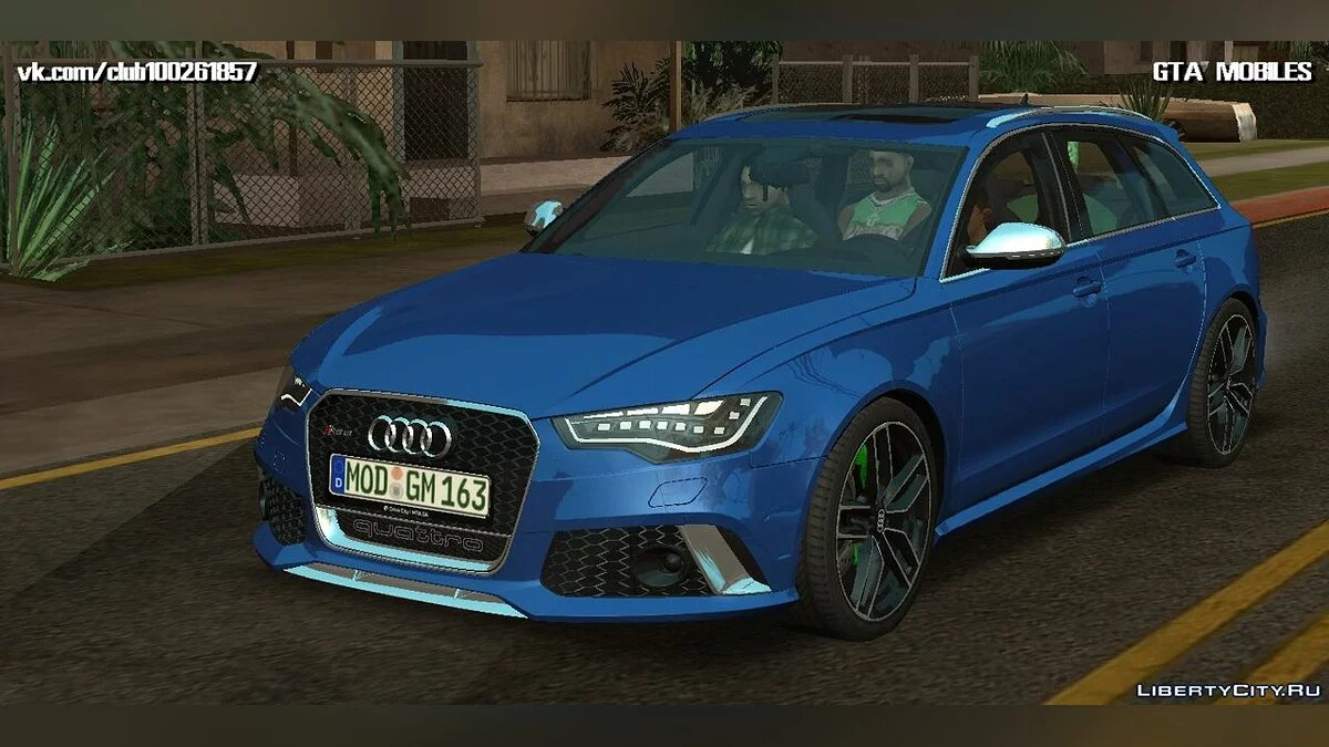 Audi RS6 Avant (Гражданская и полицейская версии) / GTA San Andreas (iOS, Android)