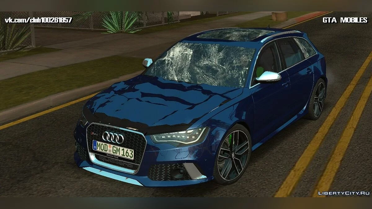 Audi RS6 Avant (Гражданская и полицейская версии) / GTA San Andreas (iOS, Android)
