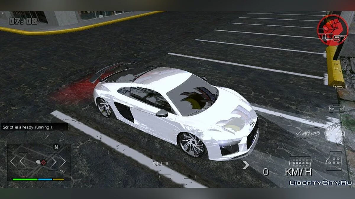 Audi R8 V10 2017 (только DFF) / GTA San Andreas (iOS, Android)