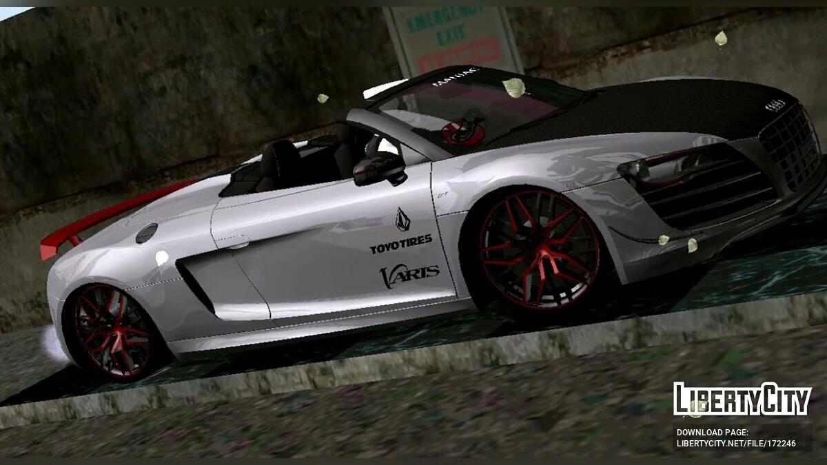 Audi R8 Spyder (только DFF) / GTA San Andreas (iOS, Android)