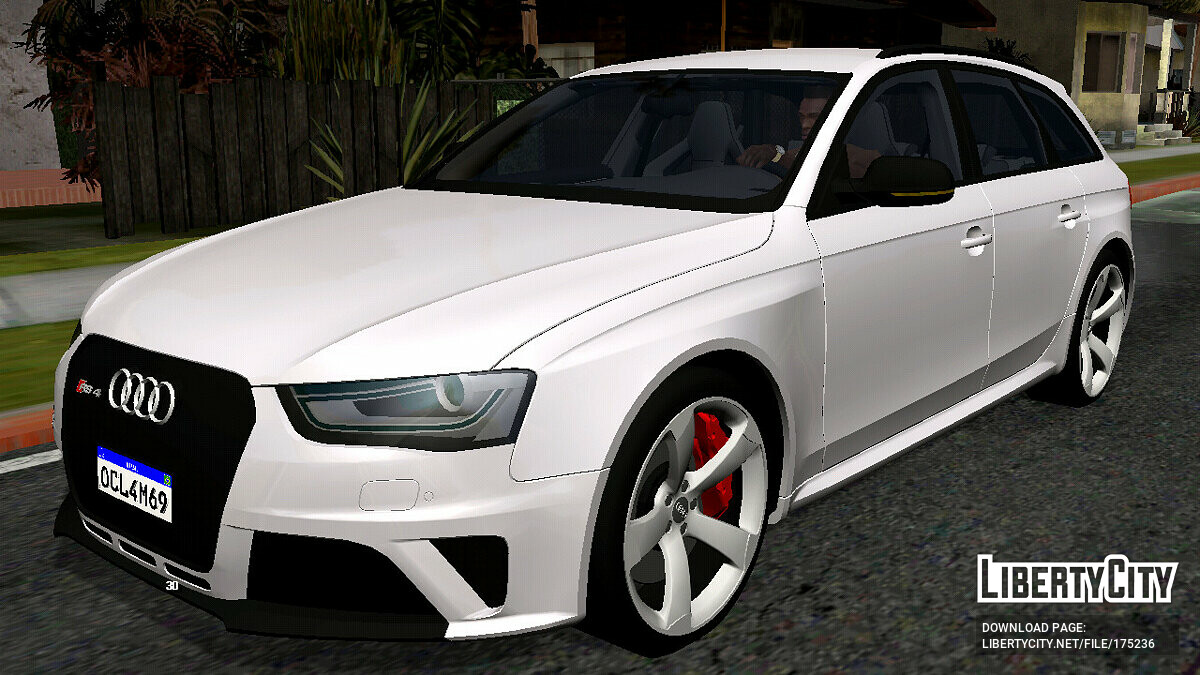 Скачать Audi RS4 Avant (только DFF) для GTA San Andreas (iOS, Android)