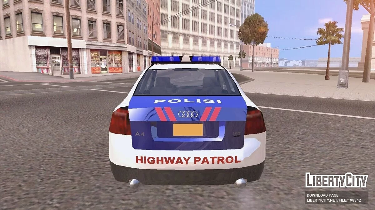Audi A4 Полиция Patwal (только для DFF) / GTA San Andreas (iOS, Android)
